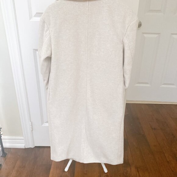 NWT Women Winter Soft Warm Quilted Button Up Double Breasted Long Coat Jacket - Picture 4 of 7